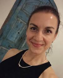 Tash Katsimbardis, Green Lotus Yoga Trainer, standing outside Energy Yoga Centre in Perth during the 200-Hour Progressive Vinyasa Yoga Teacher Training.